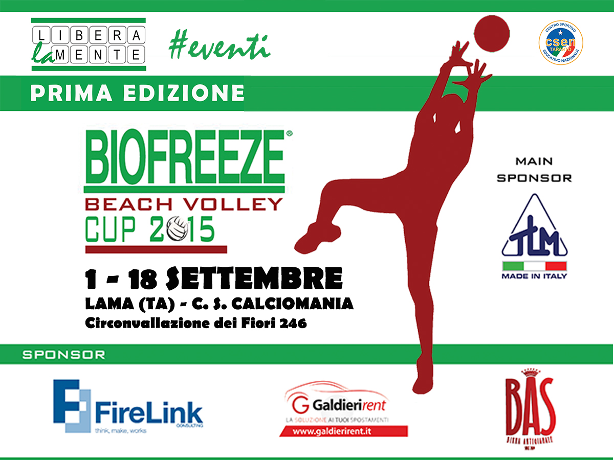 Biofreeze Beach Volley Cup 2015